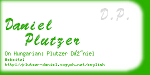 daniel plutzer business card